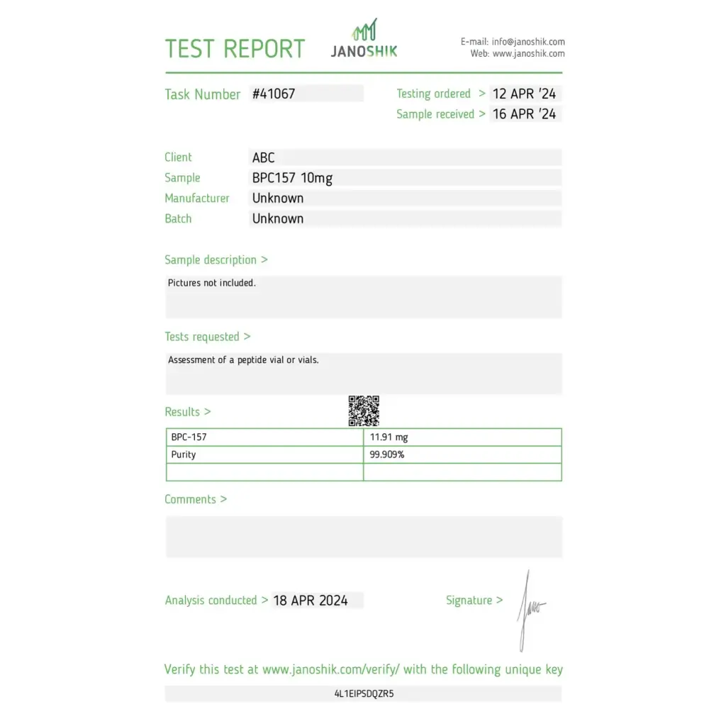 BPC157 10 mg for sale