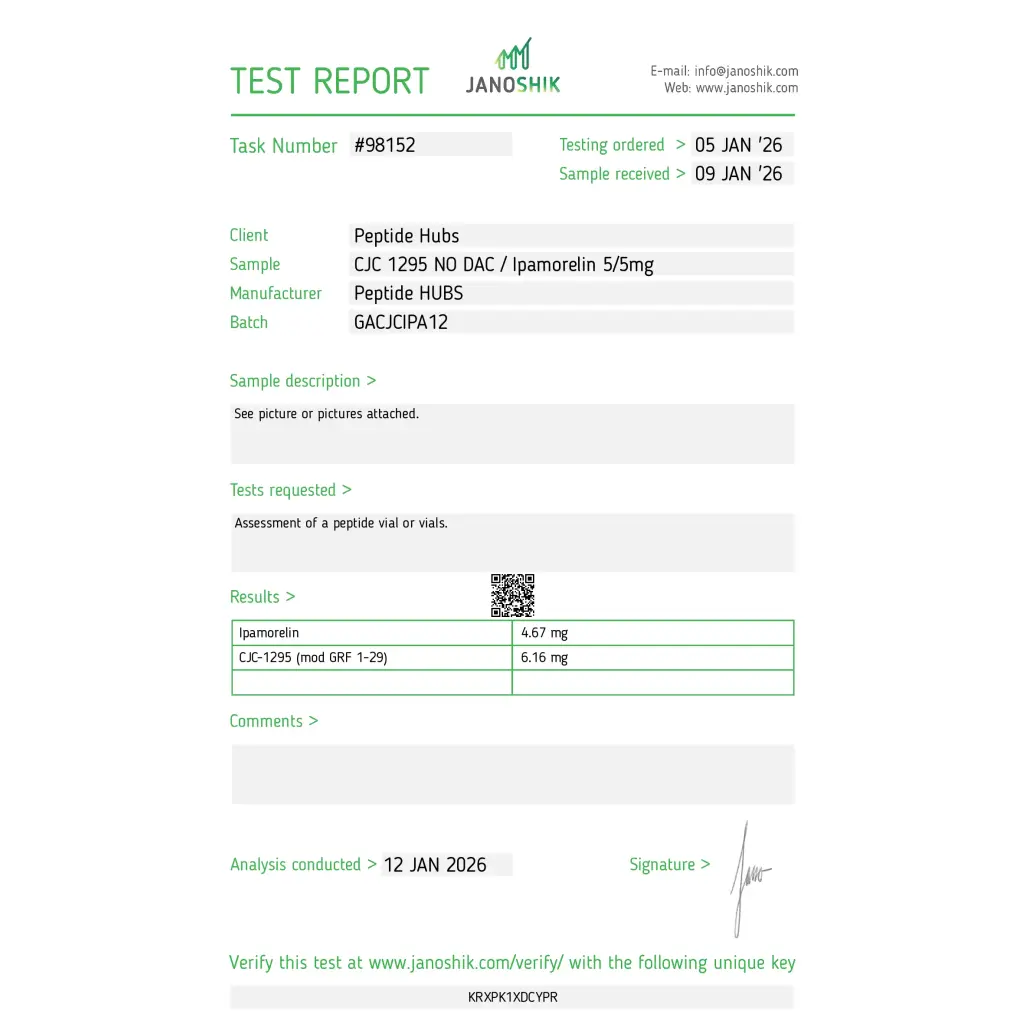 CJC-1295 / Ipamorelin 5/5mg for sale