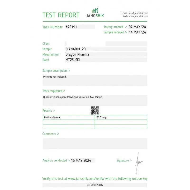 Dianabol 20mg Lab Test May 2024