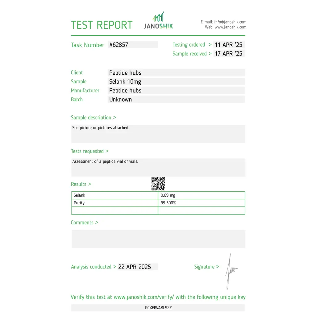 Selank 10mg for sale Selank 10mg for sale