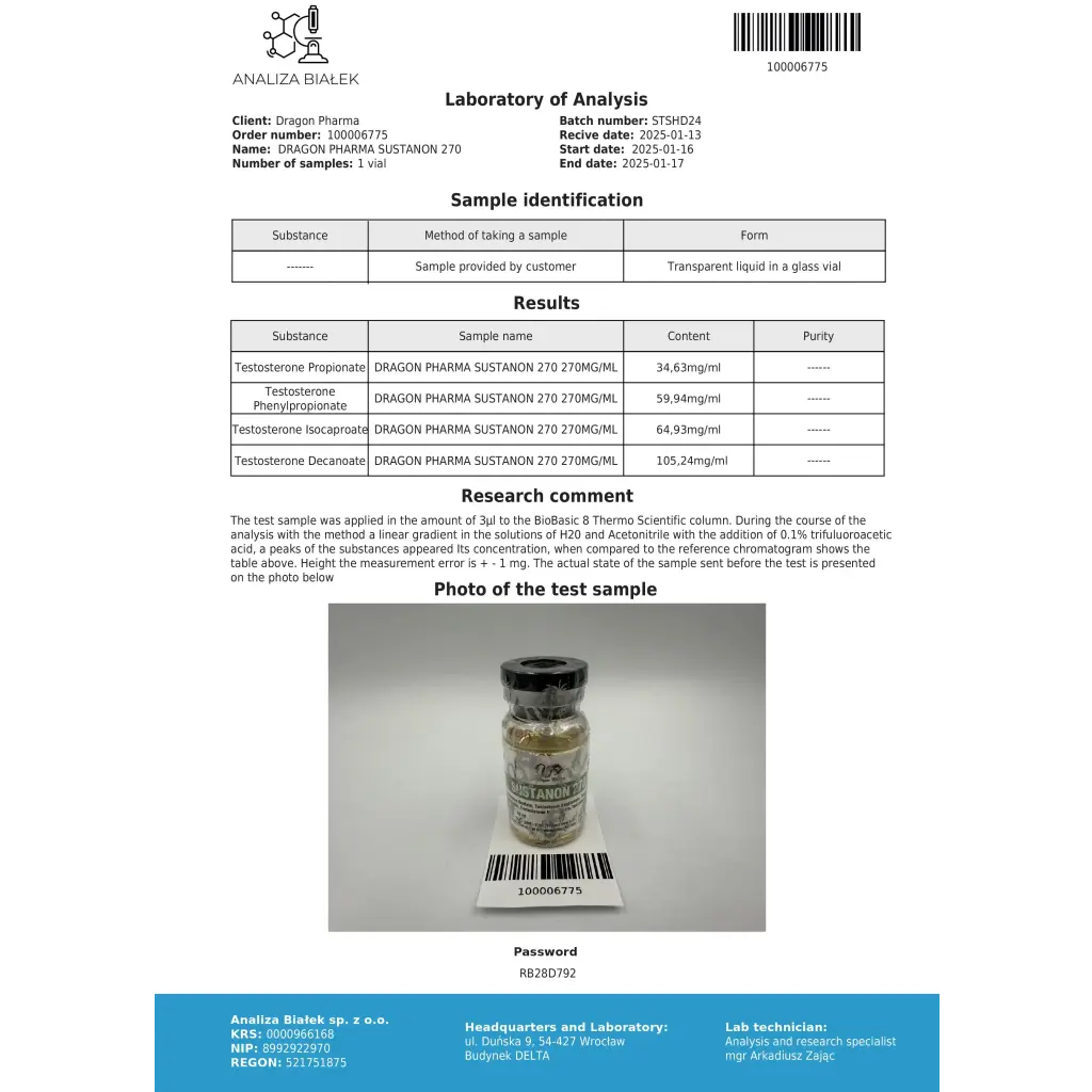 Sustanon 270 for sale