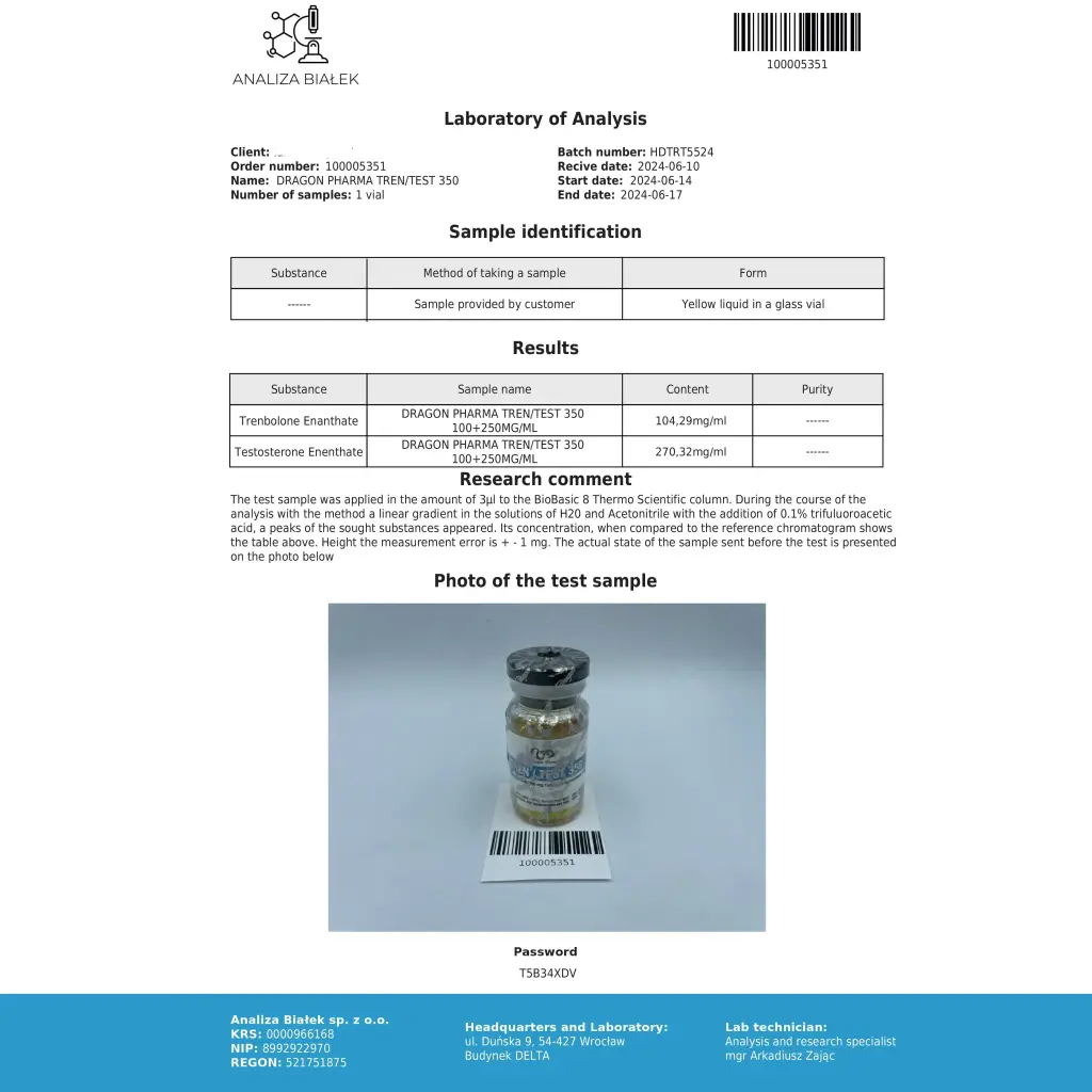 Tren/Test 350 for sale