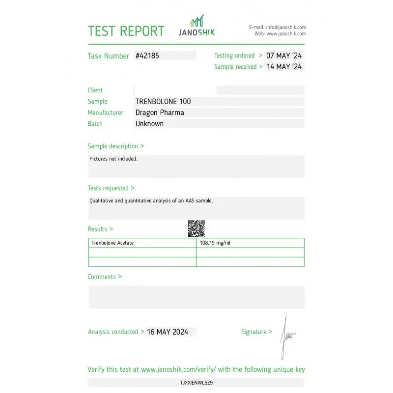 Trenbolone 100 Lab Test May 2024